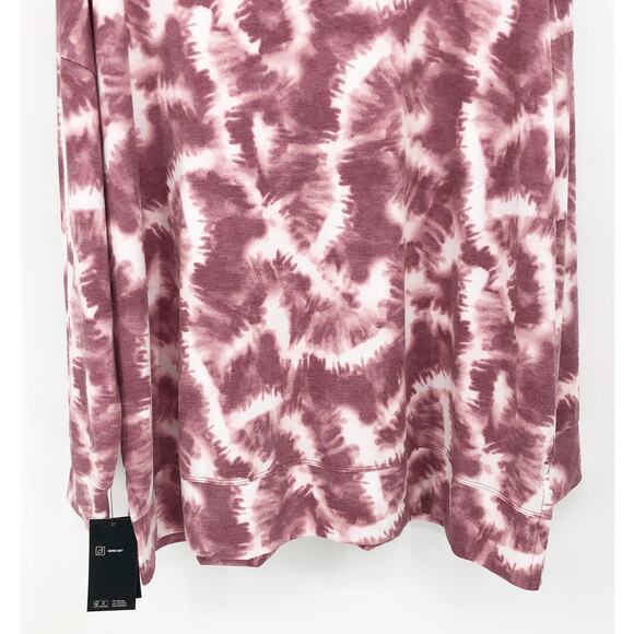 IDEOLOGY Women's Crewneck Top XL Tie Dye Purple Long Sleeve Pullover NWT - Picture 9 of 13